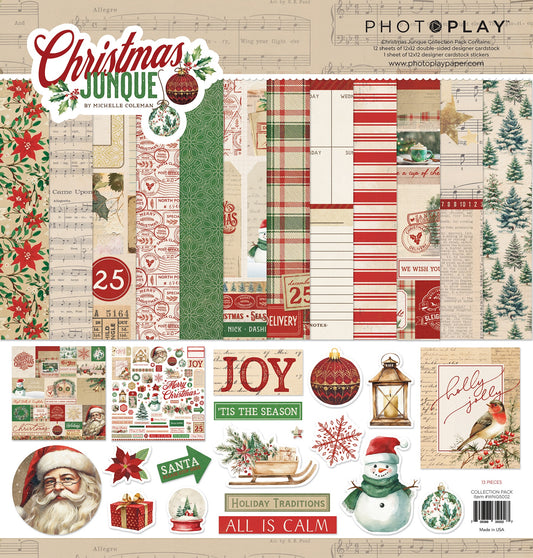 PhotoPlay Collection Pack 12"X12"-Christmas Junque