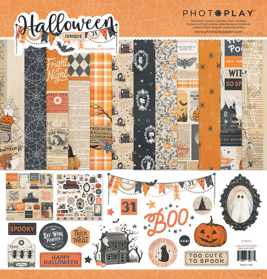 PhotoPlay Collection Pack 12"X12"-Halloween Junque