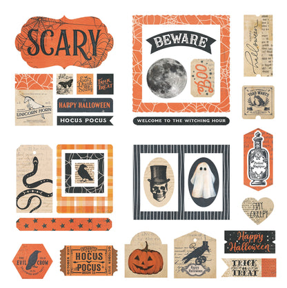 PhotoPlay Ephemera Cardstock Die-Cuts-Halloween Junque
