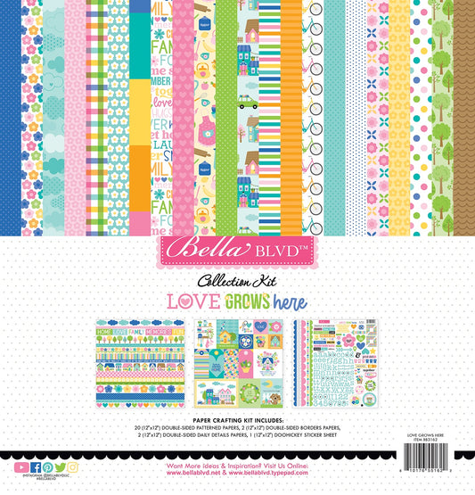 Bella Blvd Collection Kit 12"X12"-Love Grows Here