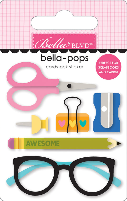 Bella Blvd Documented Bella-Pops 3D Stickers-Desk Notes