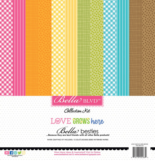 Bella Blvd Besties Collection Kit 12"X12"-Love Grows Here