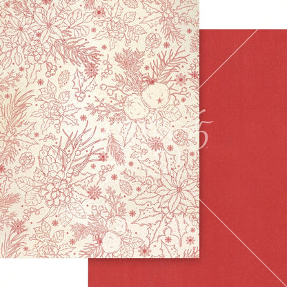 Graphic 45 Patterns & Solids Collection Pack 8.5"X11"-Deck The Halls