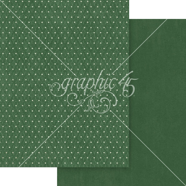 Graphic 45 Patterns & Solids Collection Pack 8.5"X11"-Deck The Halls