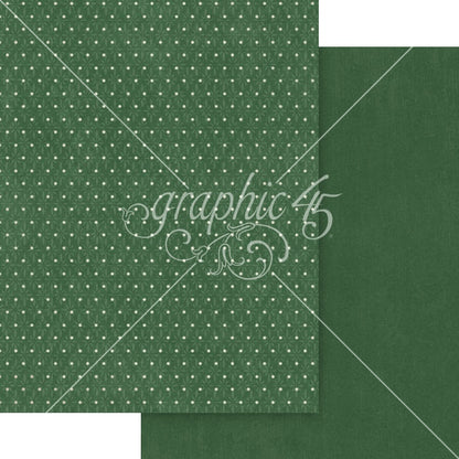 Graphic 45 Patterns & Solids Collection Pack 8.5"X11"-Deck The Halls