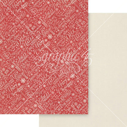 Graphic 45 Patterns & Solids Collection Pack 8.5"X11"-Deck The Halls