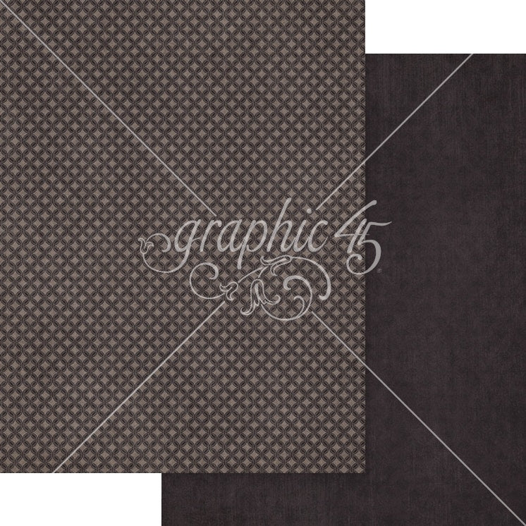 Graphic 45 Patterns & Solids Collection Pack 8.5"X11"-Ghostly Greetings