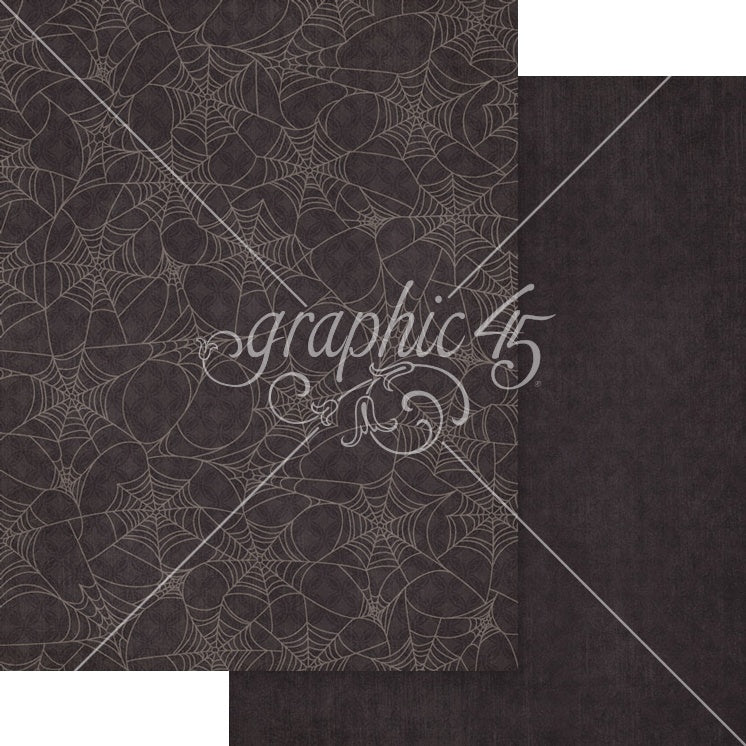 Graphic 45 Patterns & Solids Collection Pack 8.5"X11"-Ghostly Greetings