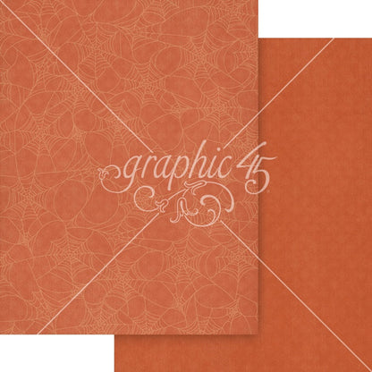 Graphic 45 Patterns & Solids Collection Pack 8.5"X11"-Ghostly Greetings