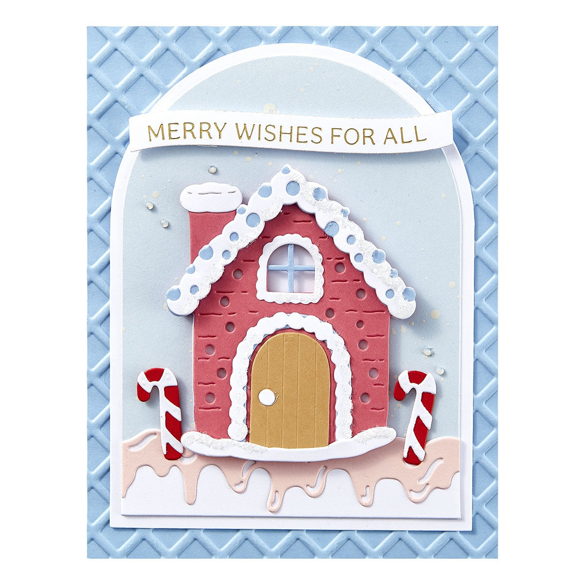 Spellbinders Etched Dies From Candy Christmas By Stamperia-Gingerbread House