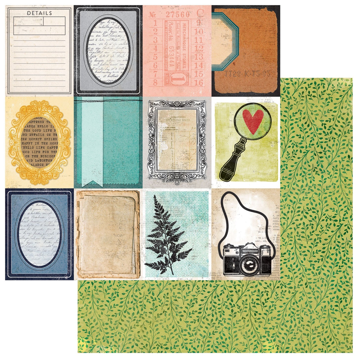 Curiosities In Willow Grove Double-Sided Cardstock 12"X12"-Select Style