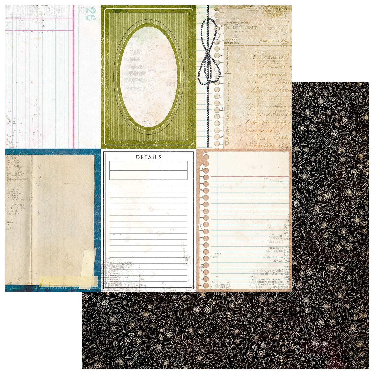 Curiosities In Willow Grove Double-Sided Cardstock 12"X12"-Select Style