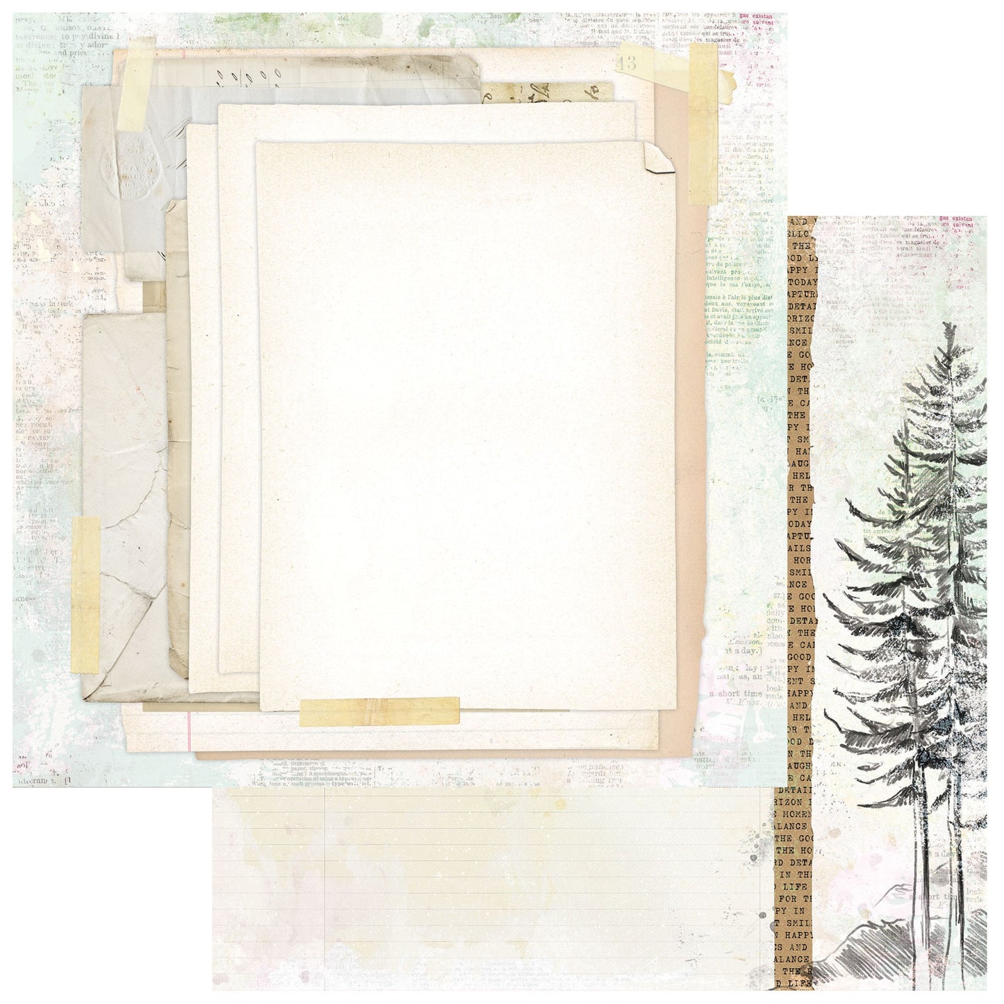 Curiosities In Willow Grove Double-Sided Cardstock 12"X12"-Select Style