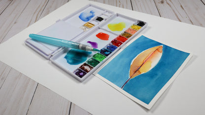 Yasutomo Folding Watercolor Palette-8 1/4" X 3 3/4"