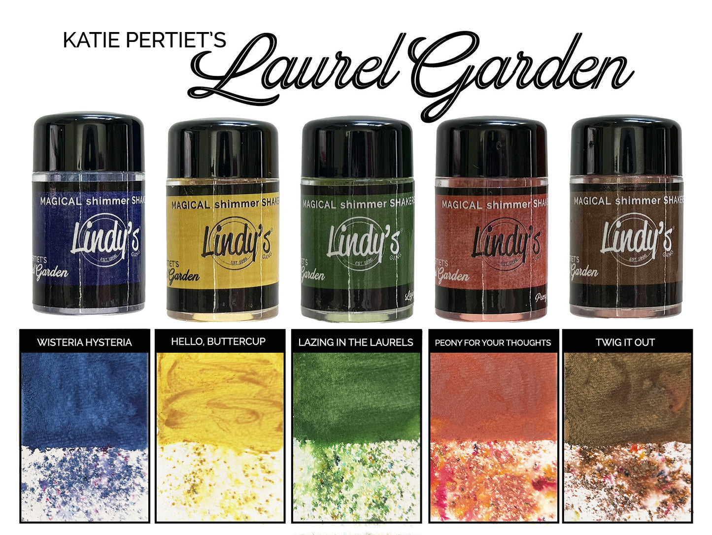 Lindy's Stamp Gang Magical Shaker 2.0 Set-Katie Pertiet's Laurel Garden