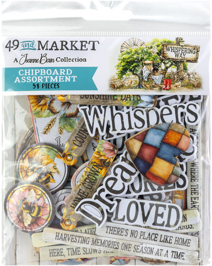 49 And Market Chipboard Set-Whispering Way