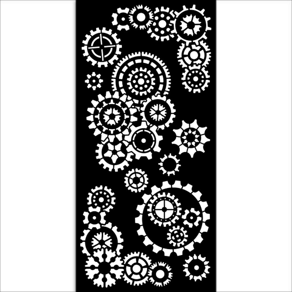 Stamperia Gear Up For Christmas Stencil -Gears