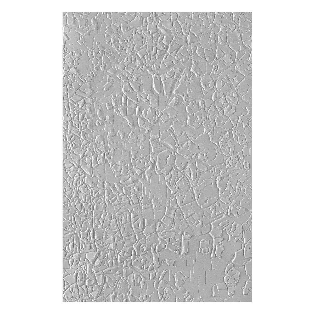 Spellbinders 3D Embossing Folder-Beautifully Imperfect, Crackle Paint