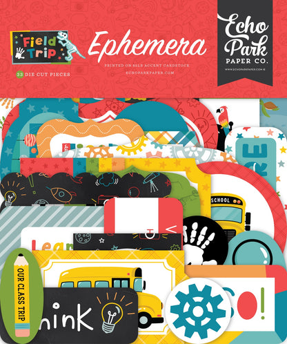 Echo Park Cardstock Ephemera-Field Trip