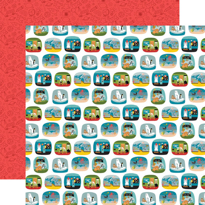 Echo Park Field Trip Double-Sided Cardstock 12X12"-Select Style