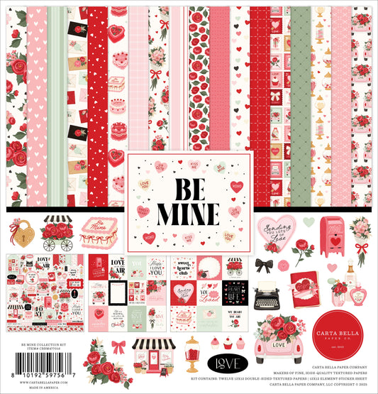 Carta Bella Collection Kit 12"X12"-Be Mine