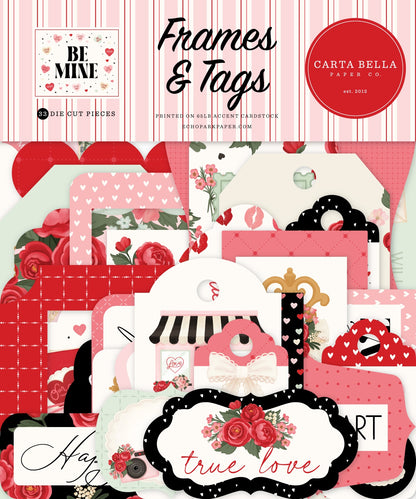 Carta Bella Frames & Tags Ephemera -Be Mine