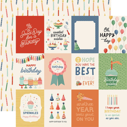 They Say It's Your Birthday Double-Sided Cardstock 12"X12"-Select Style