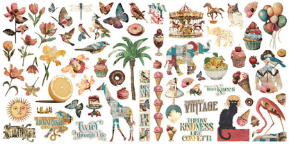 Graphic 45 Ephemera Set-Journaling Through Time