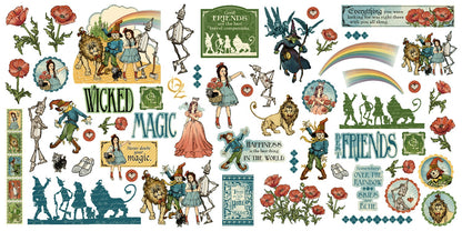 Graphic 45 Ephemera Set-Wonder Of Oz