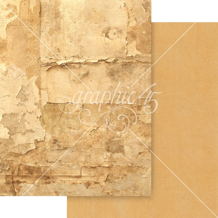 Graphic 45 Patterns & Solids Collection Pack 8.5"X11"-Journaling Through Time