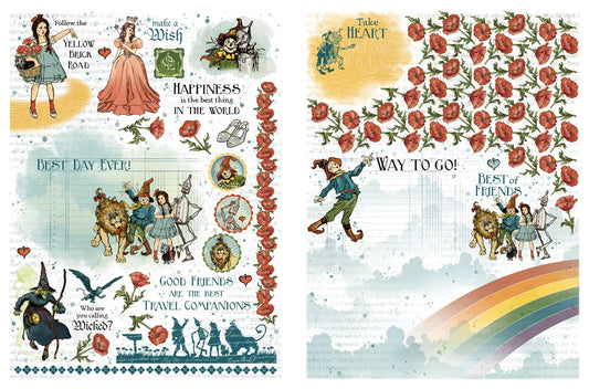 Graphic 45 Rub-On Transfers-Wonder Of Oz