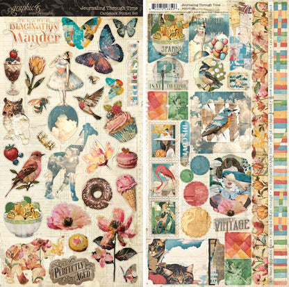 Graphic 45 Sticker Set-Journaling Through Time