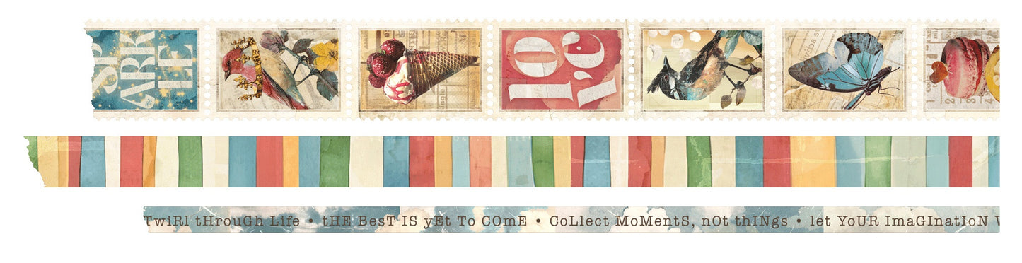 Graphic 45 Washi Tape Set-Journaling Through Time