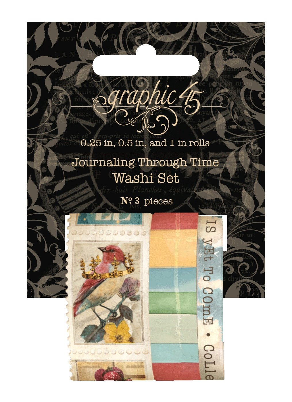 Graphic 45 Washi Tape Set-Journaling Through Time