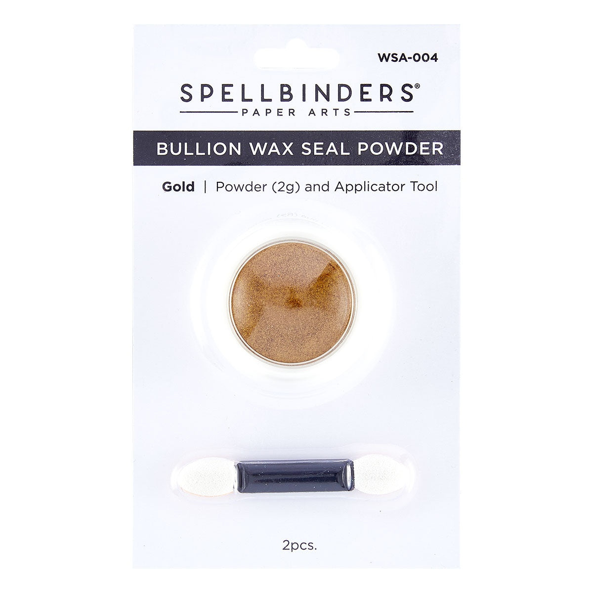 Spellbinders Wax Seal Powder From Clear Seal Maker Tool-Gold Bullion