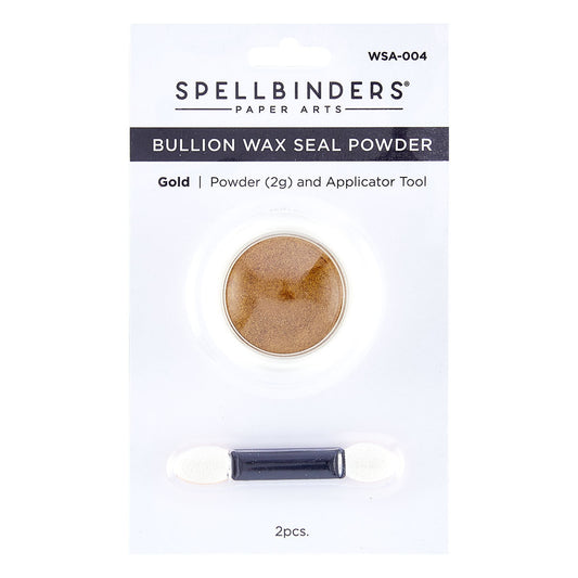 Spellbinders Wax Seal Powder From Clear Seal Maker Tool-Gold Bullion