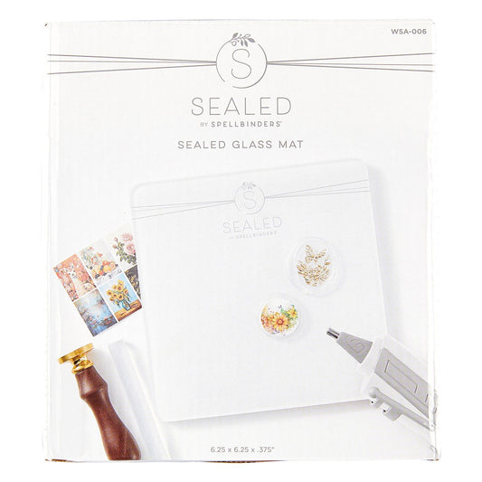 Spellbinders Glass Mat From Clear Seal Maker Tool-White