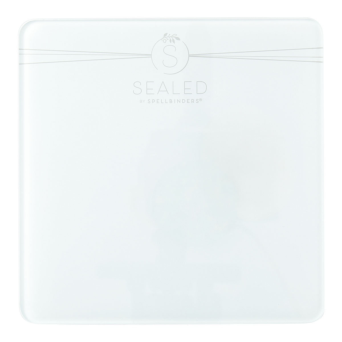 Spellbinders Glass Mat From Clear Seal Maker Tool-White