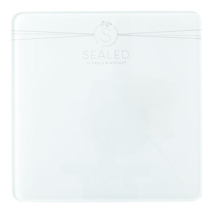 Spellbinders Glass Mat From Clear Seal Maker Tool-White