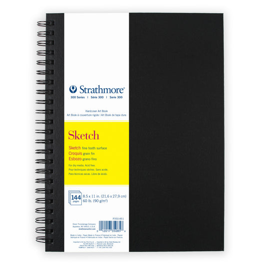 Strathmore 300 Series Sketch Paper Art Book 8.5"X11"-72 Sheets