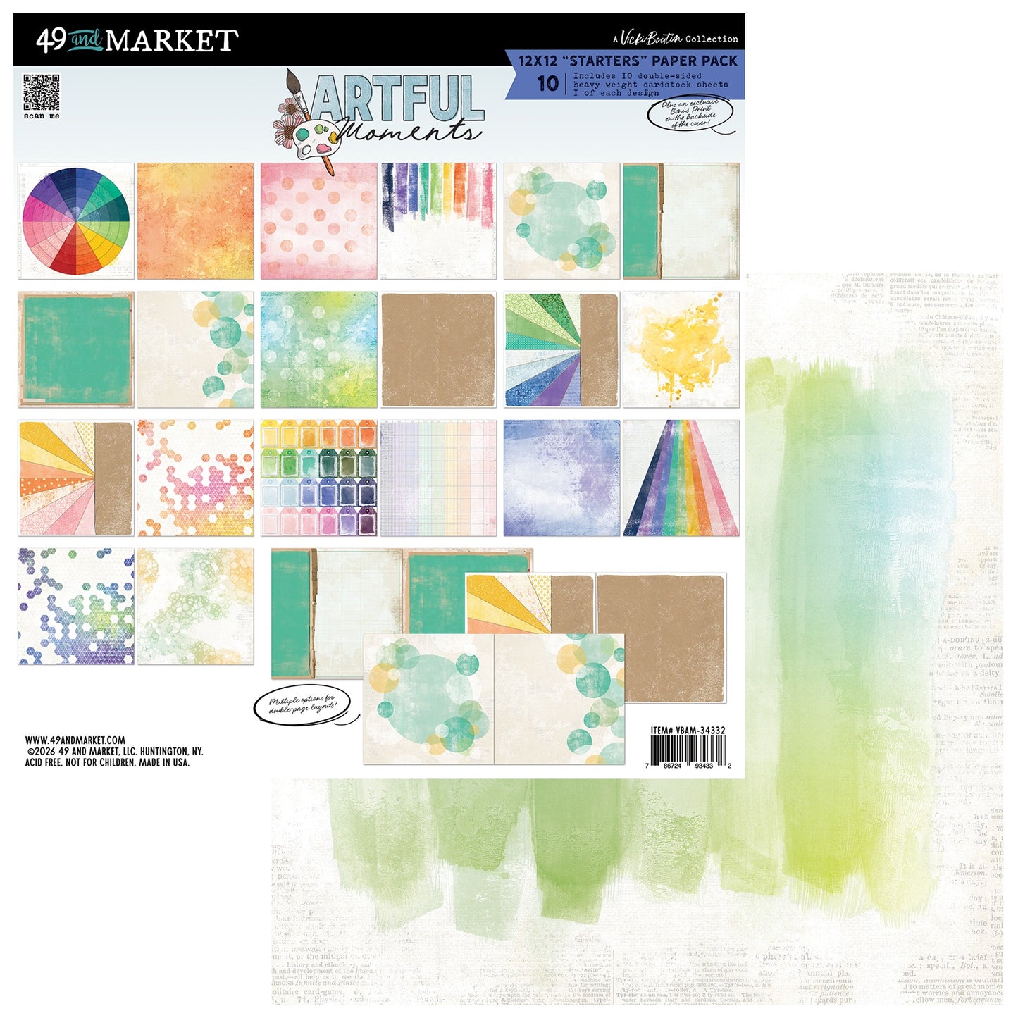49 And Market Collection Pack 12"X12"-Artful Moments