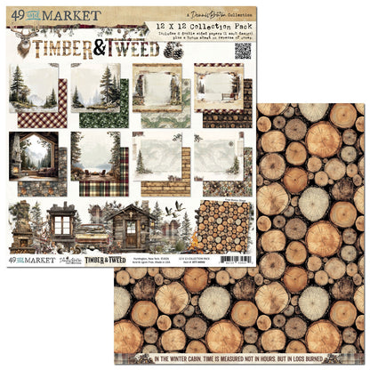 49 And Market Collection Pack 12"X12"-Timber And Tweed