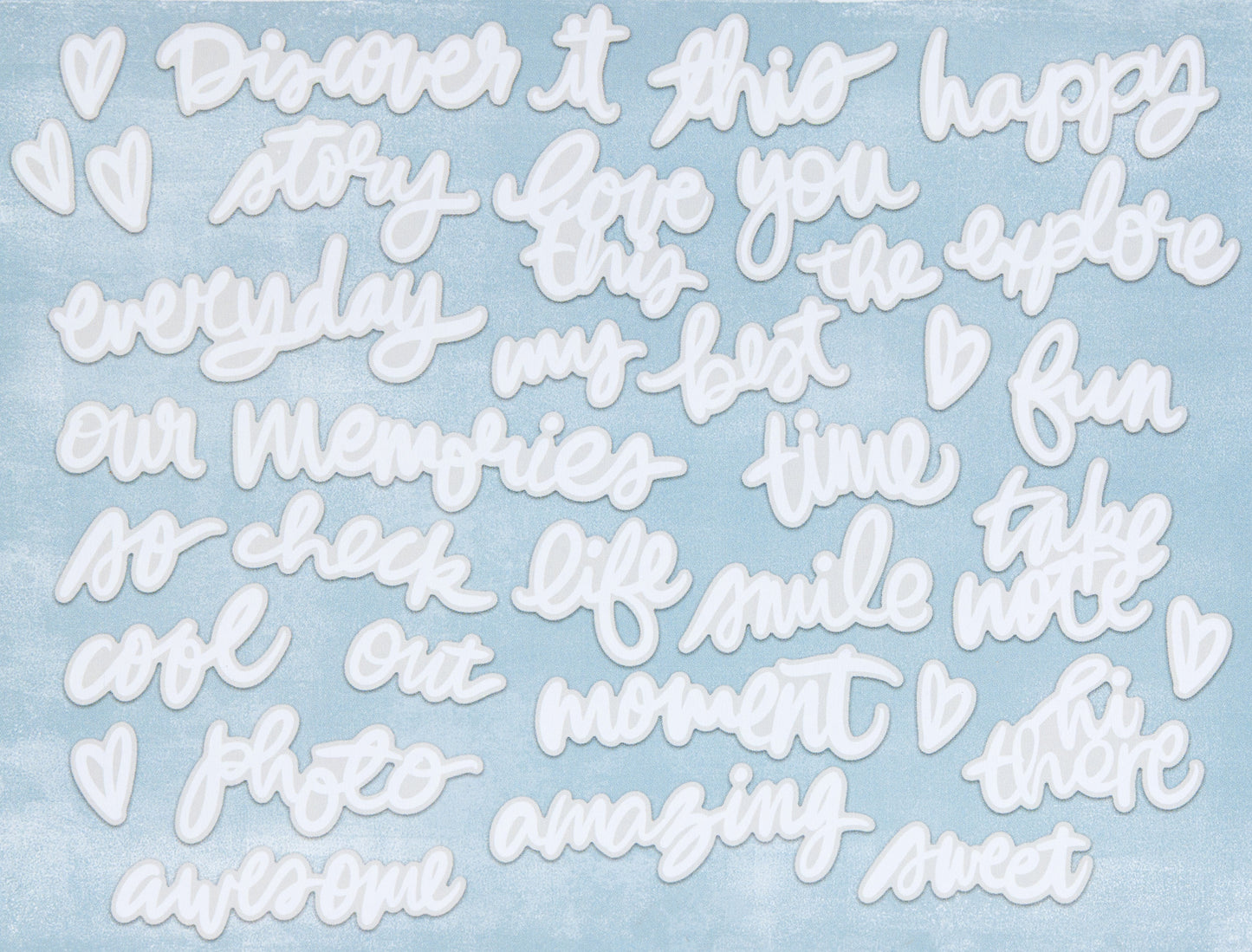 49 And Market Chipboard Set-Words, Irresistible