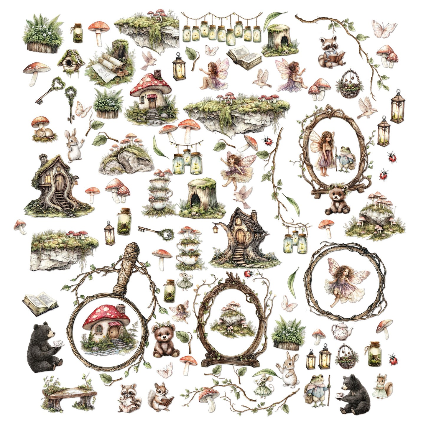 49 And Market Laser Cut Outs-Elements, The Looking Glass