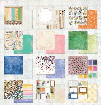 49 And Market Paper Pad 12"X12"-Artful Moments