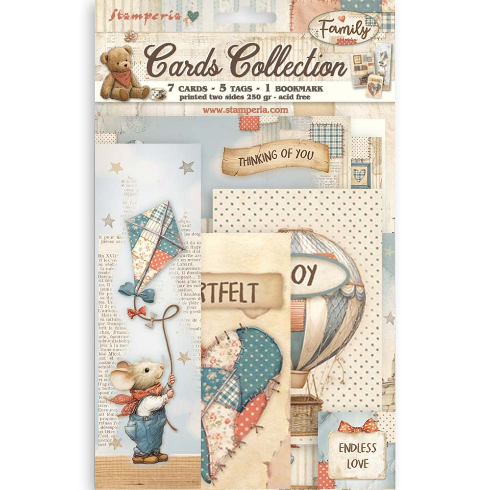Stamperia Cards Collection-Family