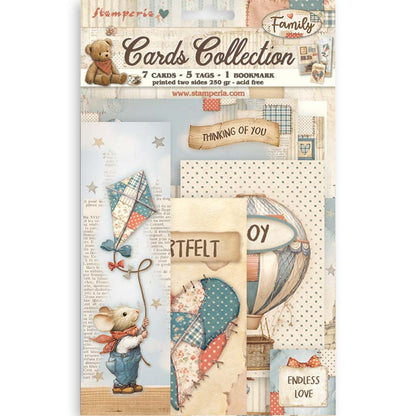 Stamperia Cards Collection-Family