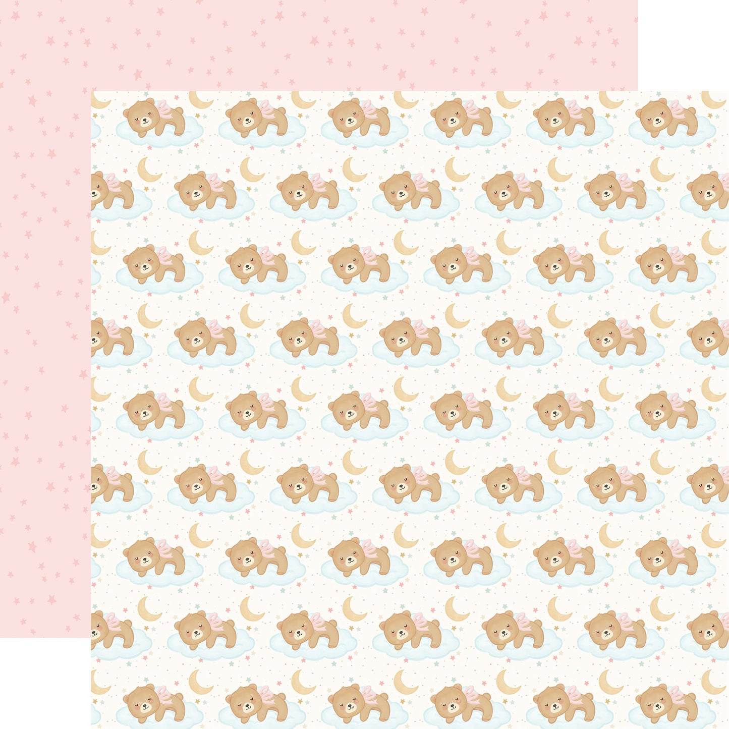 Carta Bella Little Lullabies Baby Girl Cardstock 12"X12"