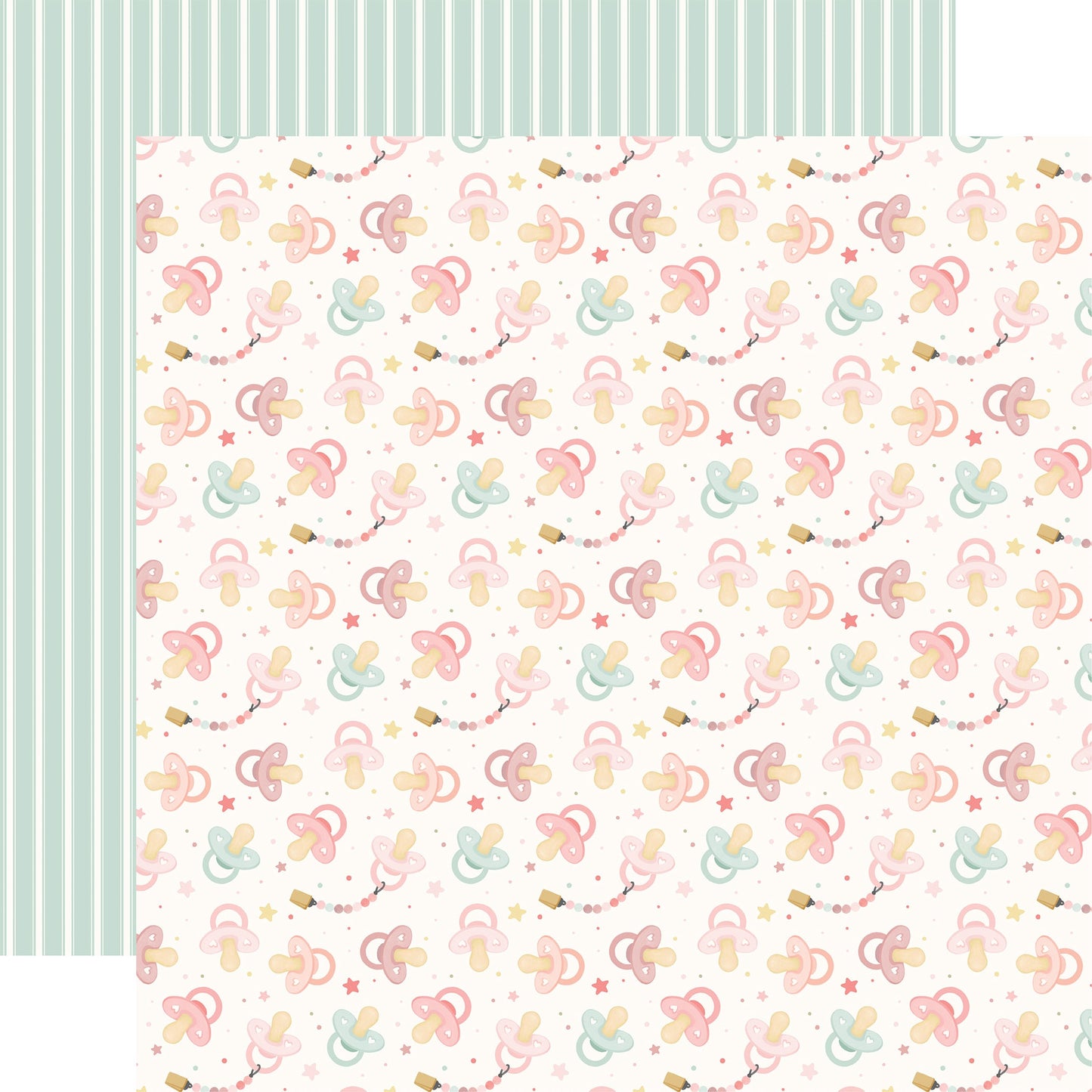 Carta Bella Little Lullabies Baby Girl Cardstock 12"X12"