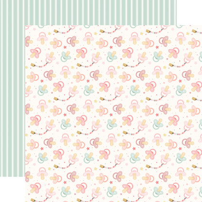 Carta Bella Little Lullabies Baby Girl Cardstock 12"X12"